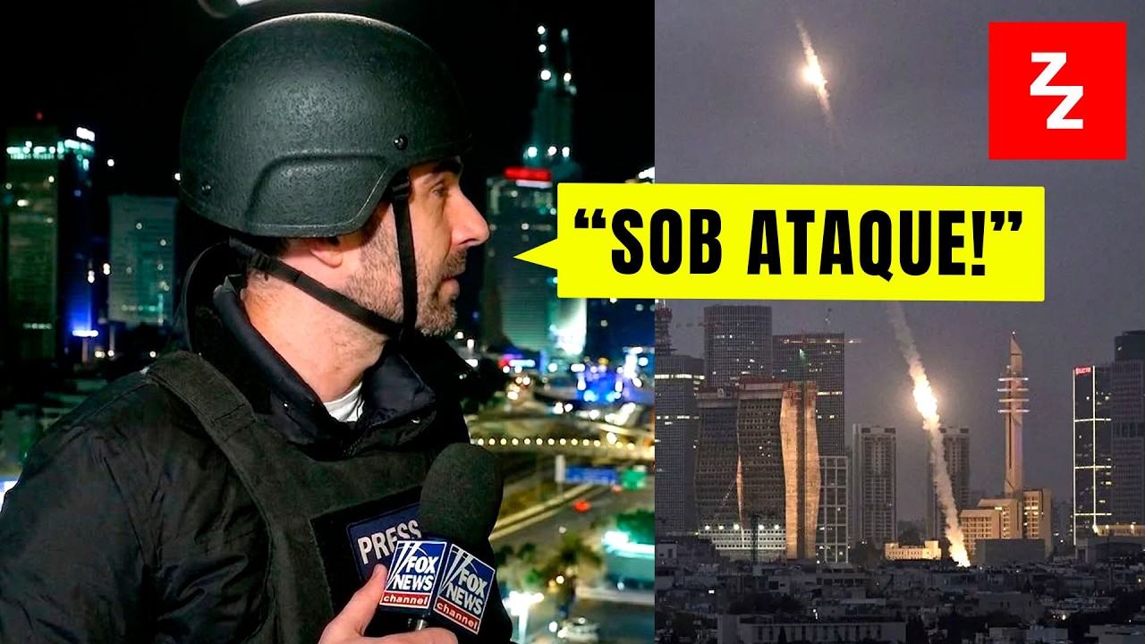 AGORA: IRÃ provoca os EUA e lança MÍSSEIS BALÍSTICOS contra ISRAEL!
