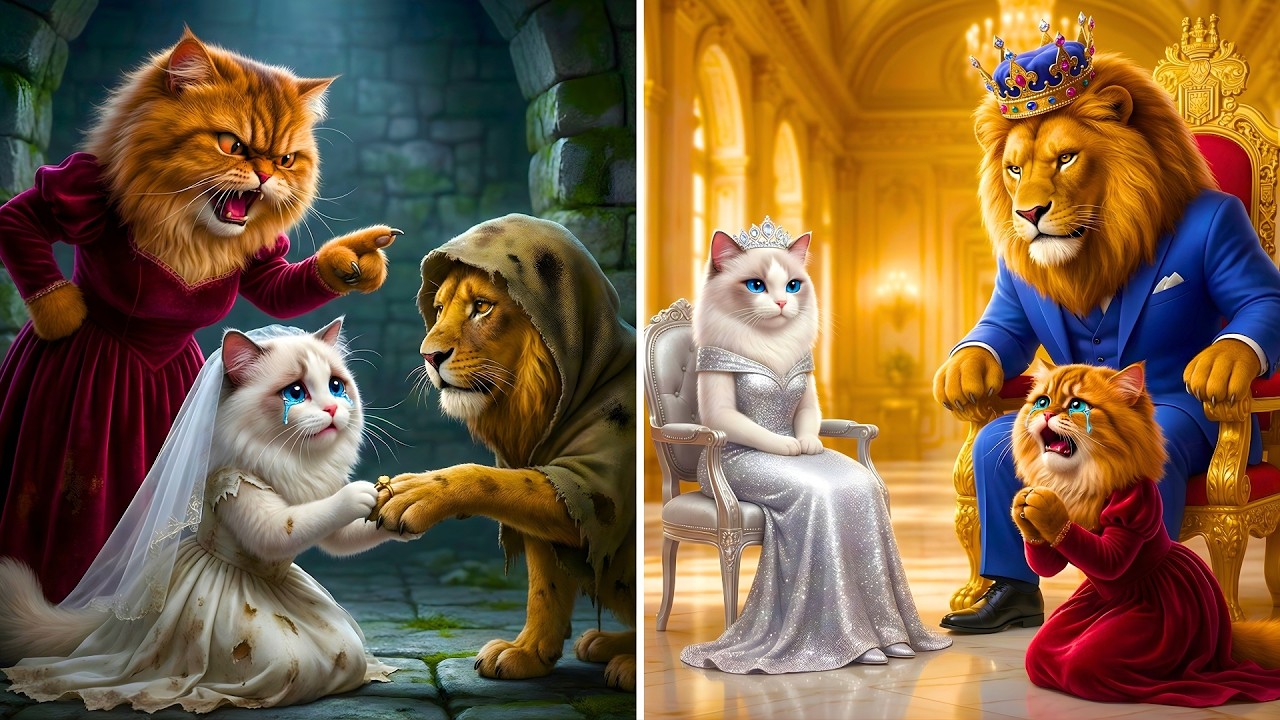 Evil Stepmom Forced Her To Marry An Old Beggar Lion... Then She Regretted It! 😭