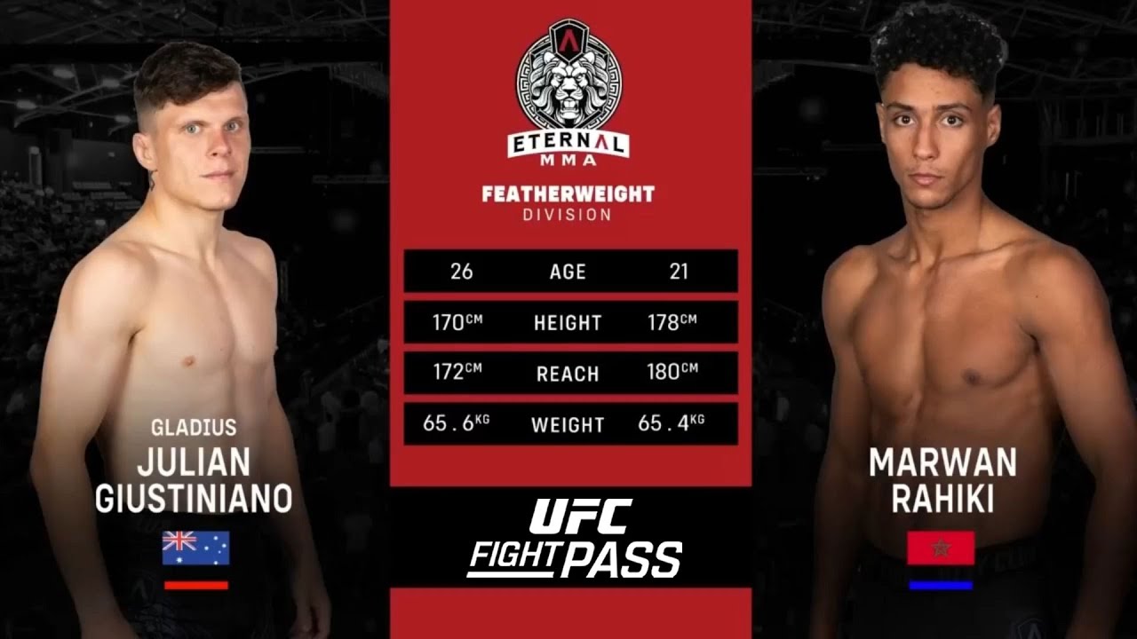 Eternal MMA 82: Marwan Rahiki vs Julian Giustiniano | February 10, 2024