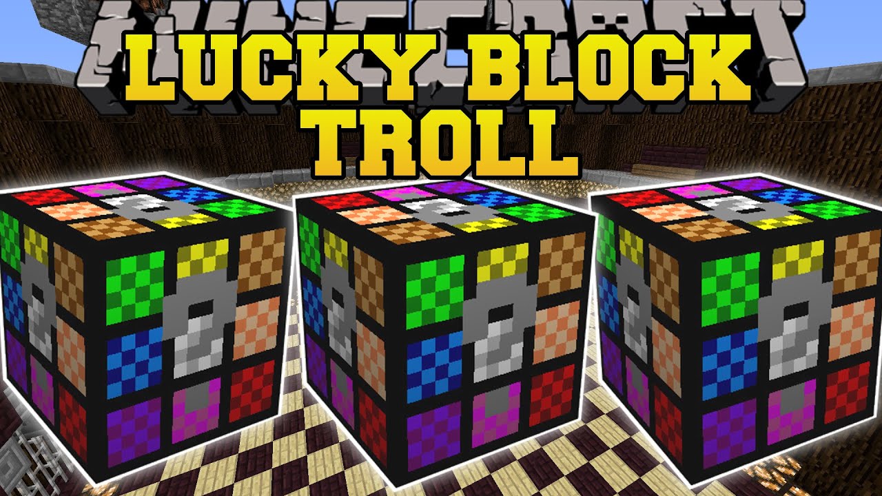Minecraft: TROLLING LUCKY BLOCK MOD (NOBODY SURVIVES THIS BLOCK!) Mod Showcase