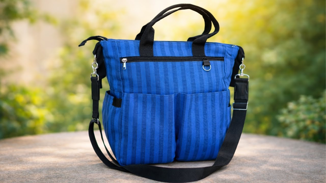 🎒 Сумка для подгузников. Часть 1 ✂️ | Как сшить простую сумку для подгузников + замеры