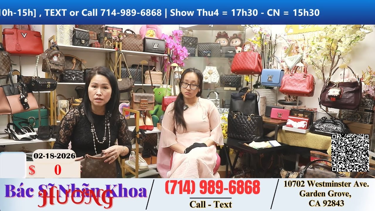 Bác Sĩ Nhãn Khoa Hương 02-18-2026 | Dr.Huong 714-989-6868  #bacsihuong #welivecali #tuixachhanghieu