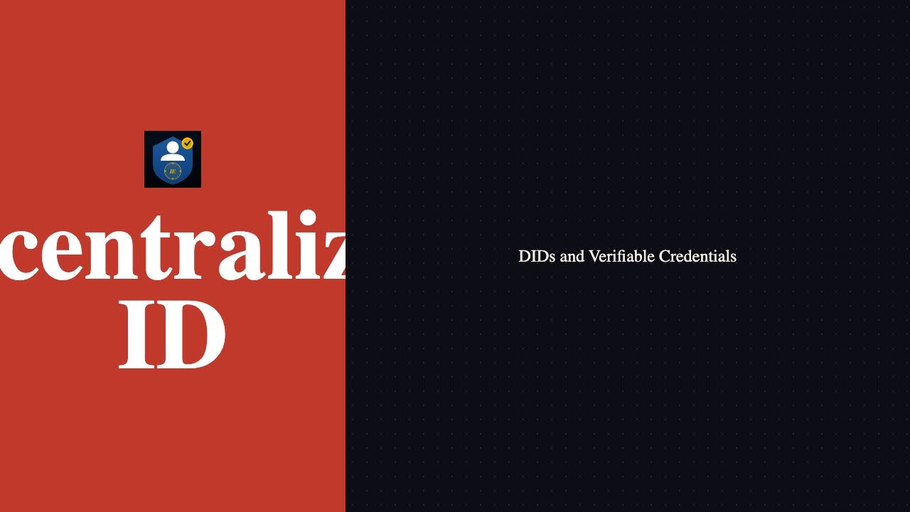 Decentralized Identity &mdash; DIDs and Verifiable Credentials Explained | Identity Expert