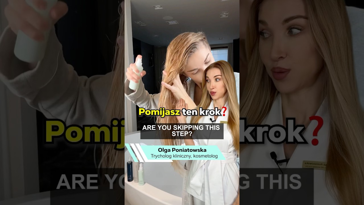 ⁉️Pomijasz ten krok⁉️ Przez to włosy się puszą😬
