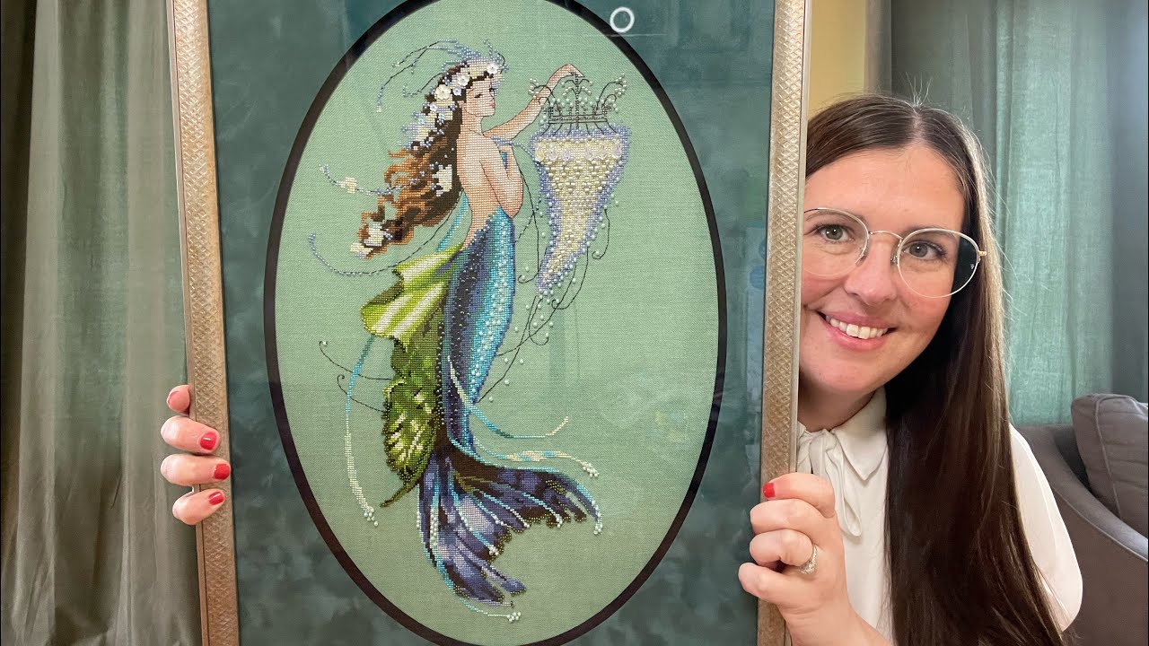 Flosstube Mermaid of Pearls Mirabilia Cross Stitch