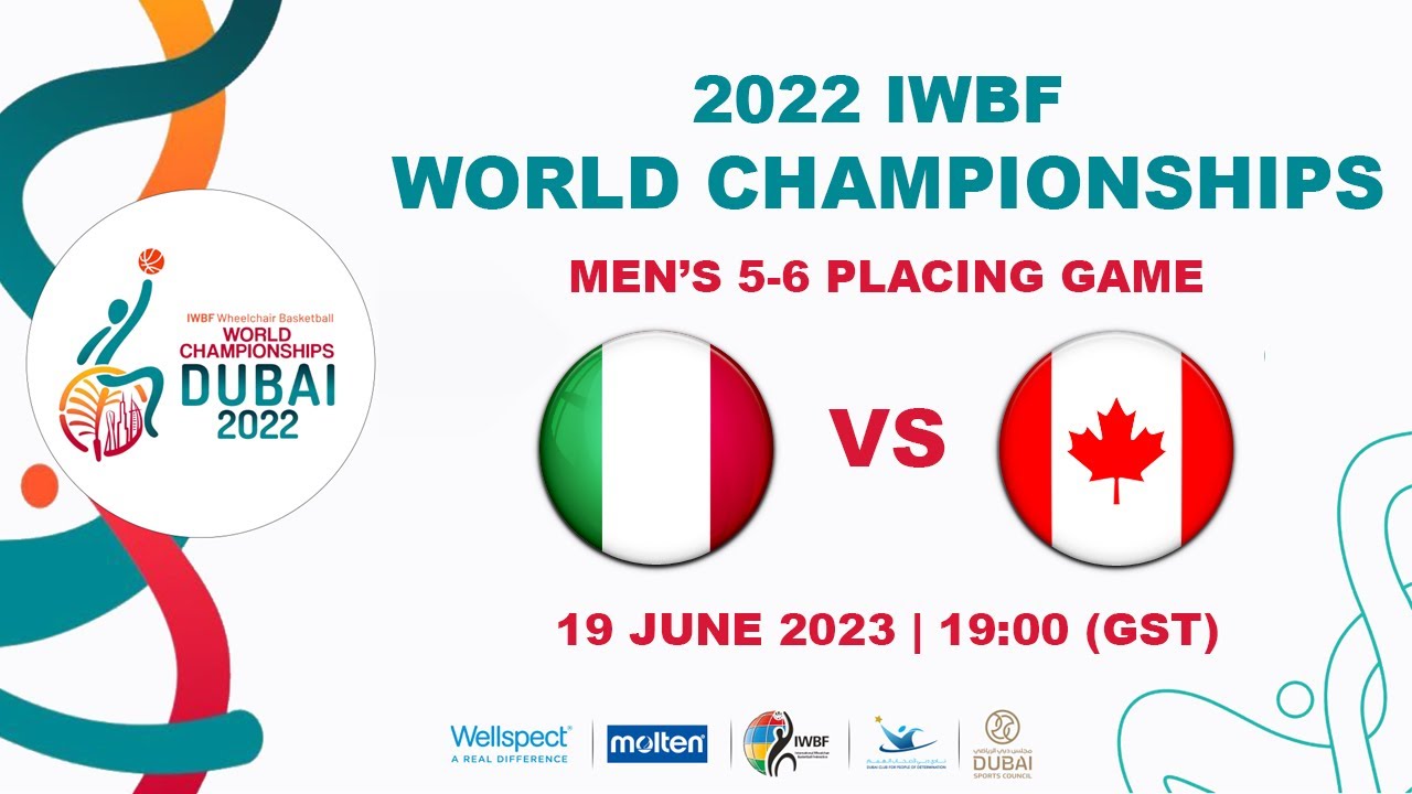 ITA vs CAN | Men's 5-6 Place Game | 2022 IWBF Wheelchair Basketball World Championships