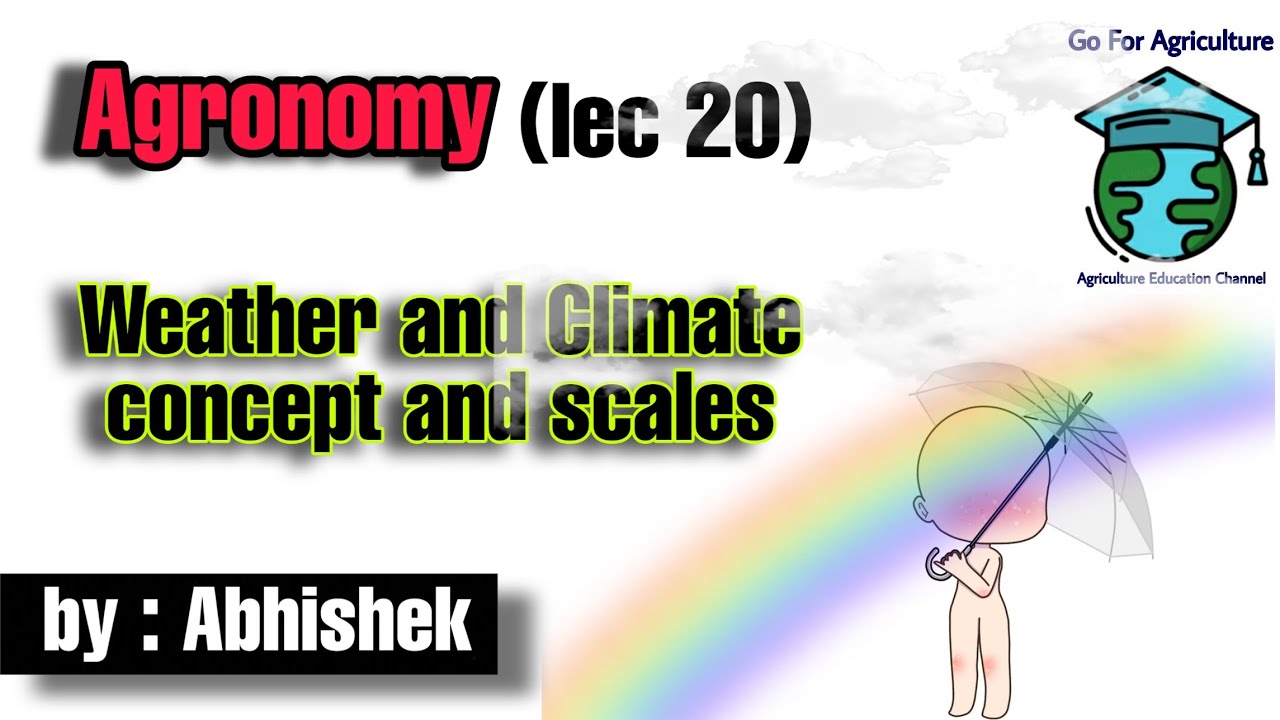 Weather and Climate • Difference • Factors • Scales of climate #gfa #bhu #icar #ibps #nabard#weather
