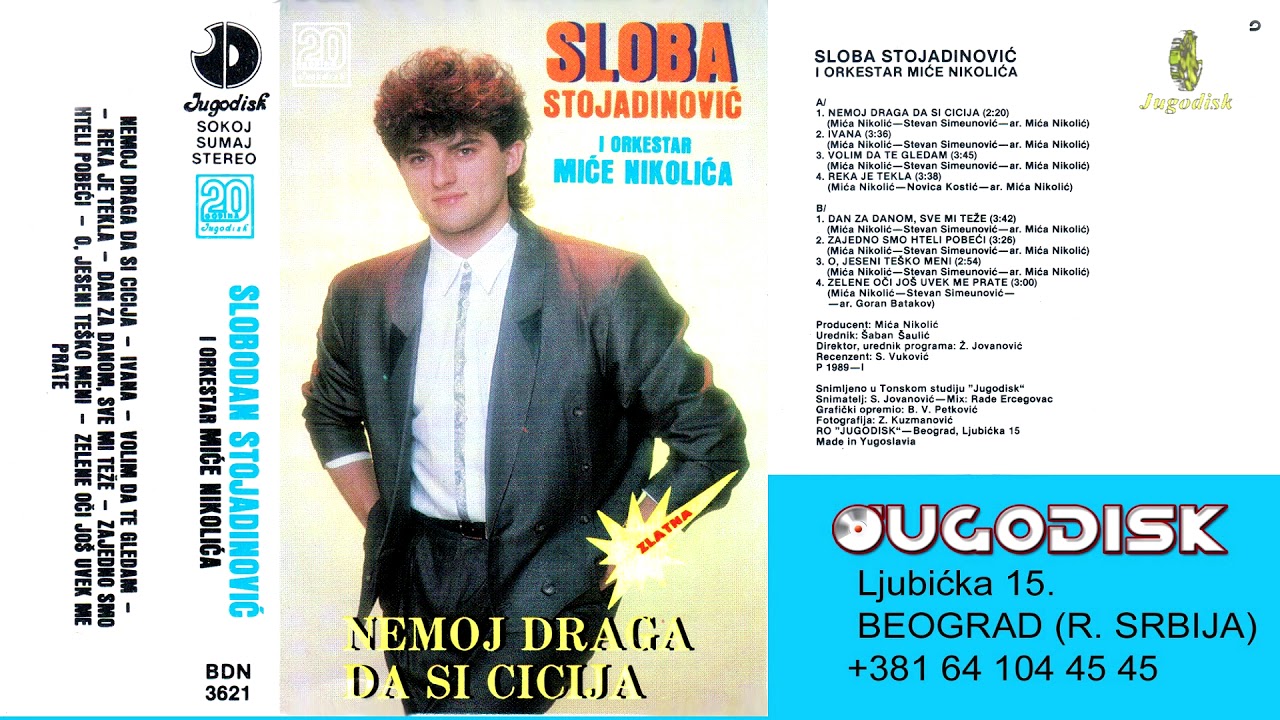 Boba Stojadinovic i Ork. Mice Nikolica - Dan za danom, sve mi teze - (Audio 1989) - CEO ALBUM