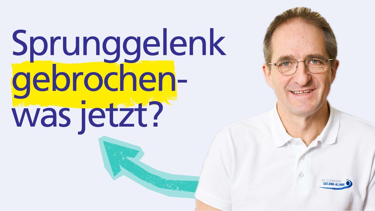 Sprunggelenksbruch: OP oder konservativ? Dr. Schneider klärt auf