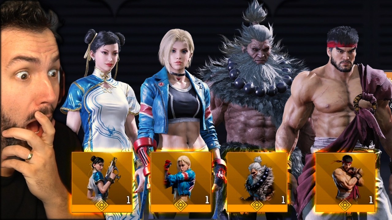 Unlocking EVERY Streetfighter Legendary in COD Mobile