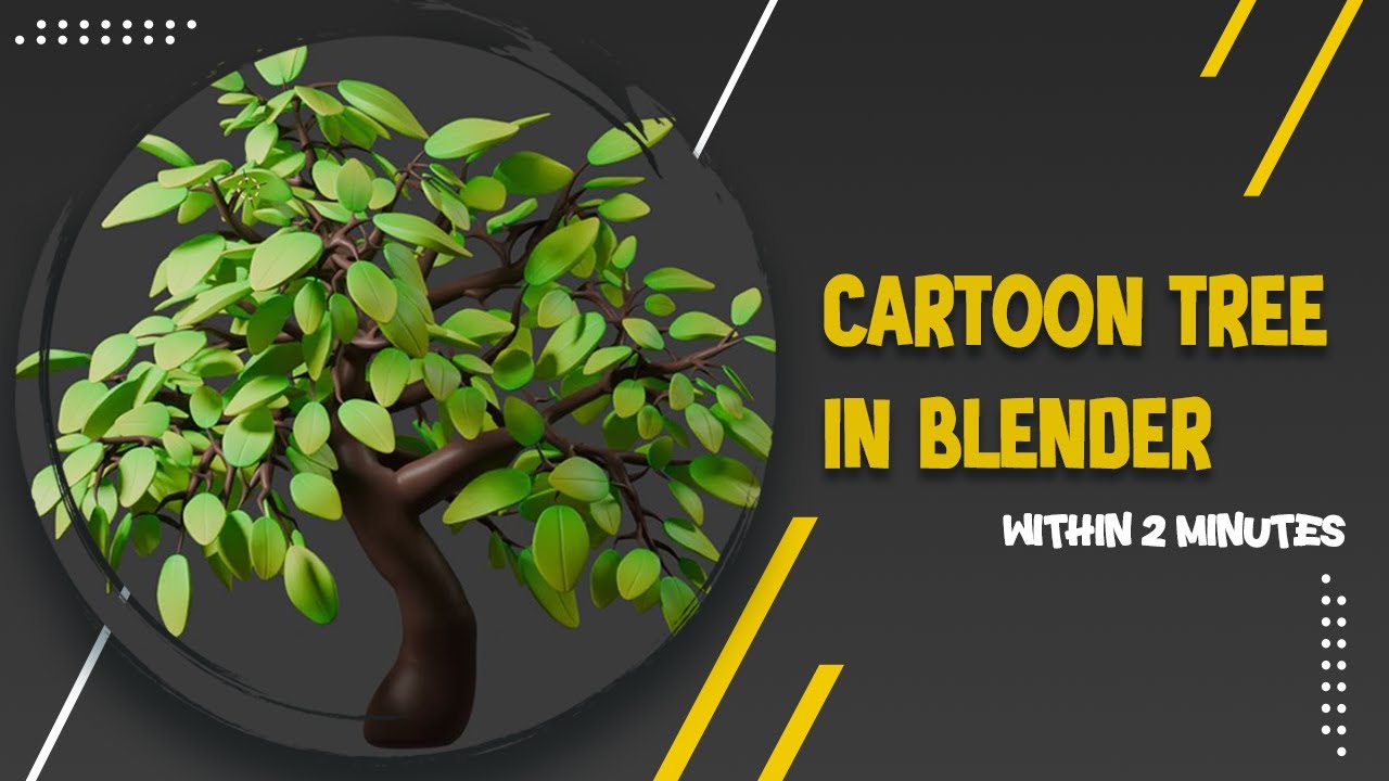 Cartoon tree modeling in Blender | Blender modeling tutorial