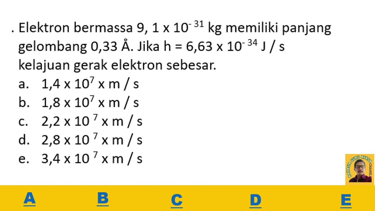 LATIHAN SOAL FISIKA KLS 12