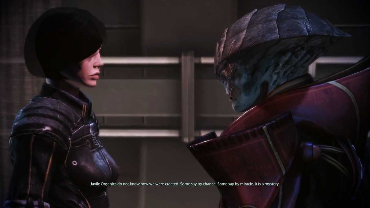 Mass Effect 3: Javik doesn't trust Legion [From Ashes DLC]