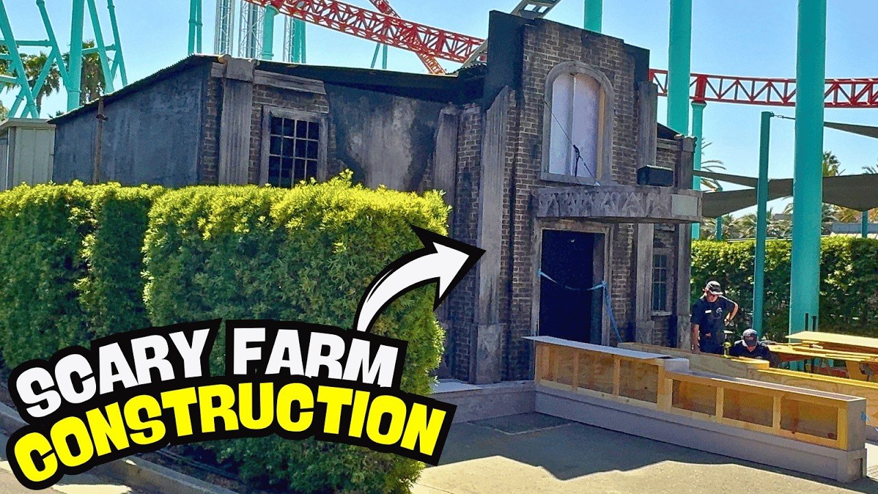 Ход строительства Scary Farm и НОВЫЕ планы питания на 2027 год? | Обновления парка Knott's Berry ...