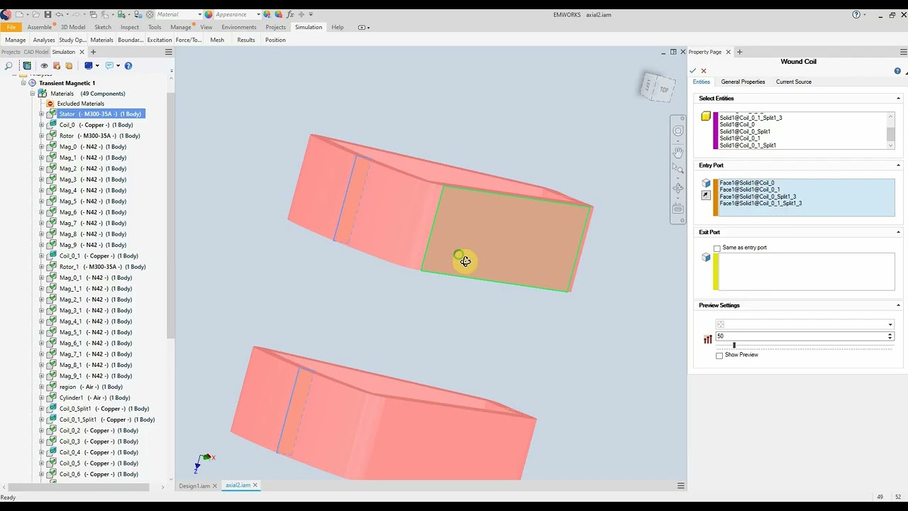 Axial Flux Machine Simulation Series | Part 3: Boundary Conditions and Excitation Setup