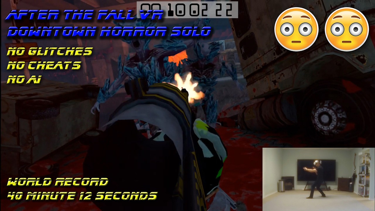 After the Fall VR WORLD RECORD Horror Downtown SOLO Speed Run NO AI ZERO CHEATS OR GLITCHES 40m12s