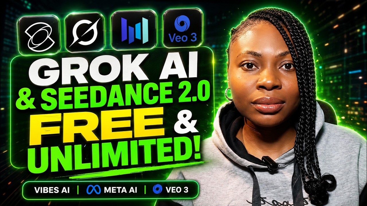 🚨 СКОРЕЕ! Используйте Grok и Seedance БЕСПЛАТНО (Плюс альтернативы Vibes и Meta AI)