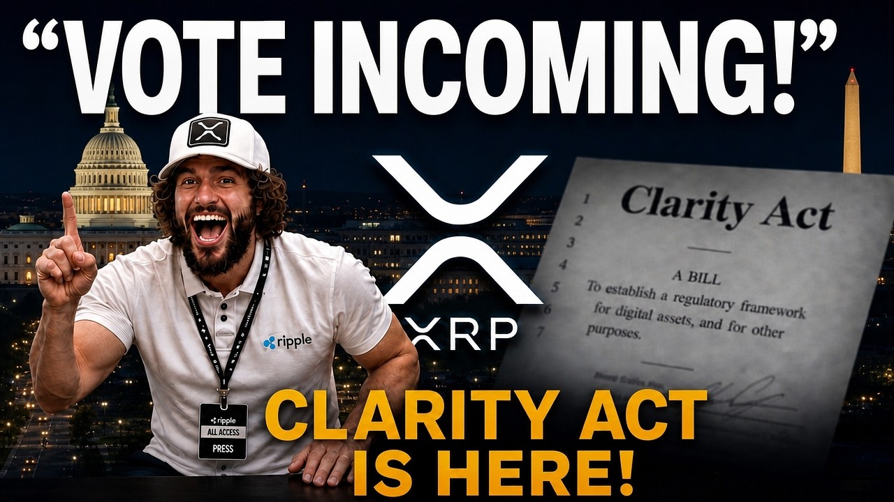 🚨 BREAKING: THUNE JUST CONFIRMED CLARITY ACT VOTE INCOMING! 🚨 XRP MOST OVERSOLD EVER & JAPAN UNWIND!
