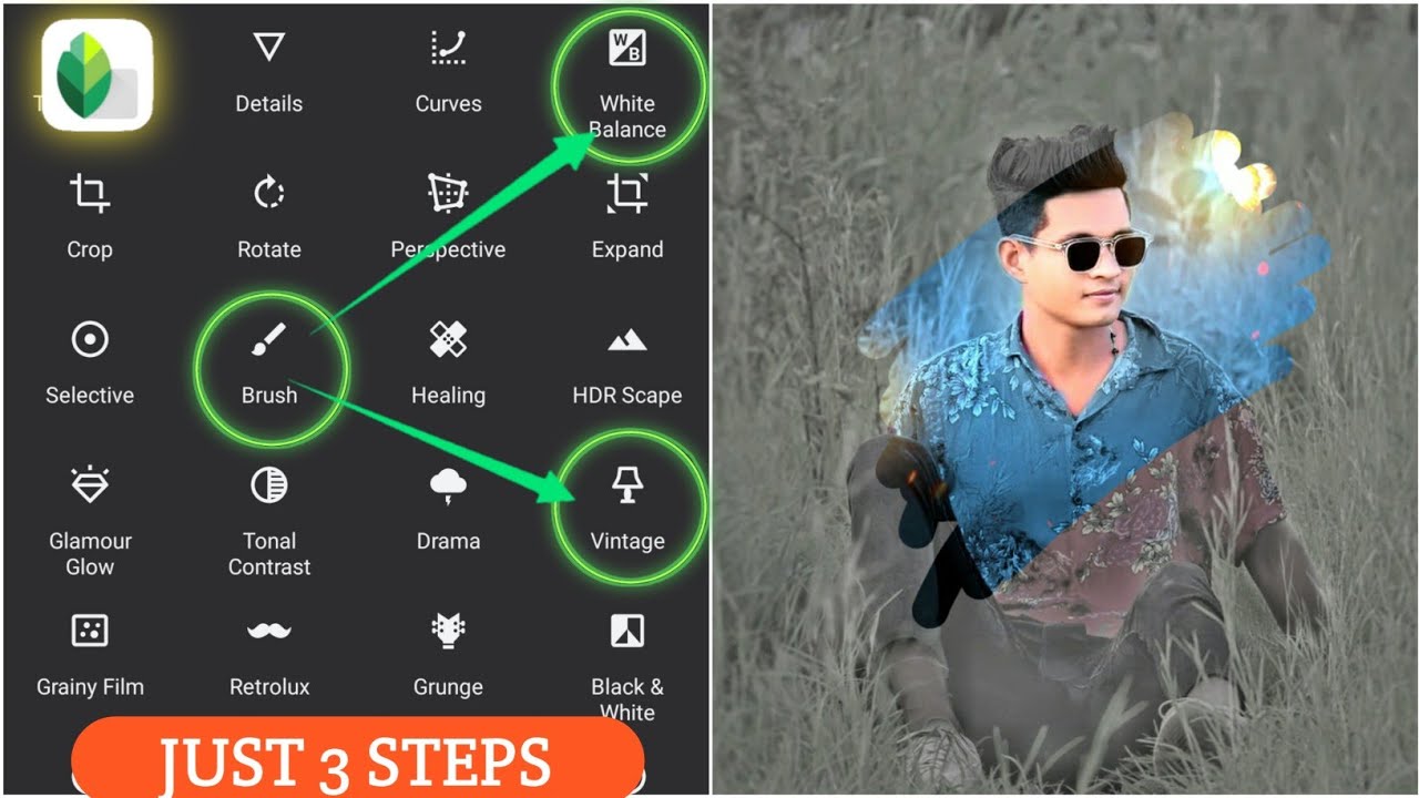 Snapseed Photo Editing Tutorial 2026 llছবি ইডিট করবো কিভাবে #snapseed