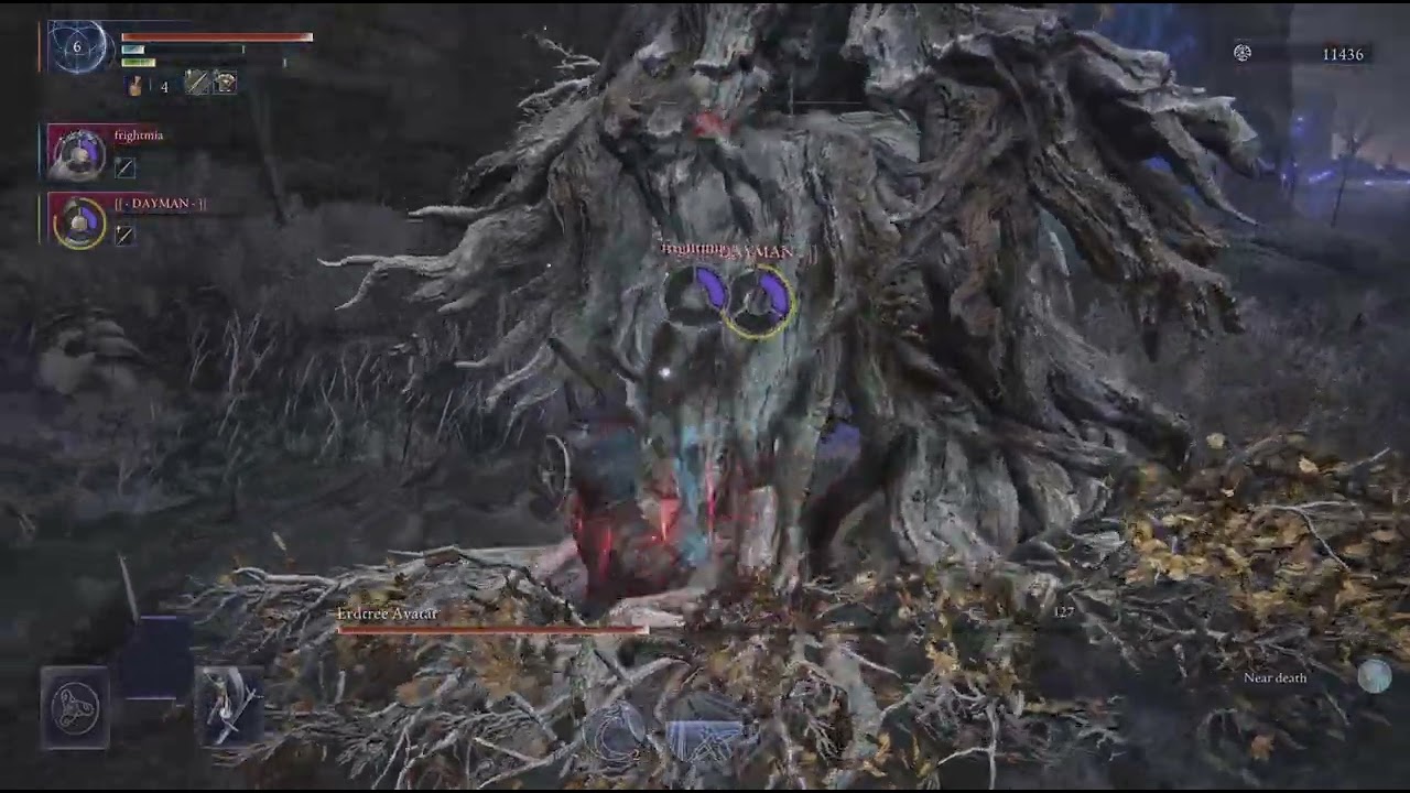 ELDEN RING NIGHTREIGN clutch moment at the end but i was sweating