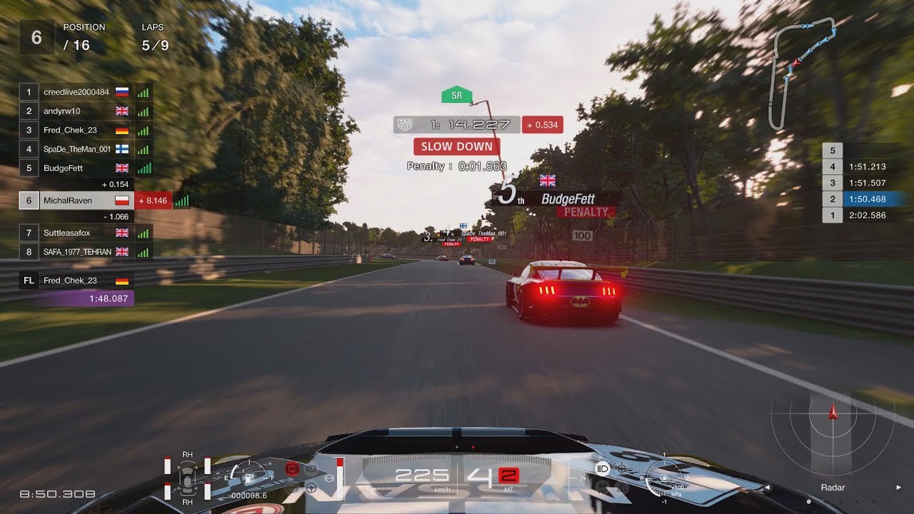 Gran Turismo Sport - Monza Gr.3 Online Race (Me vs Mustangs)