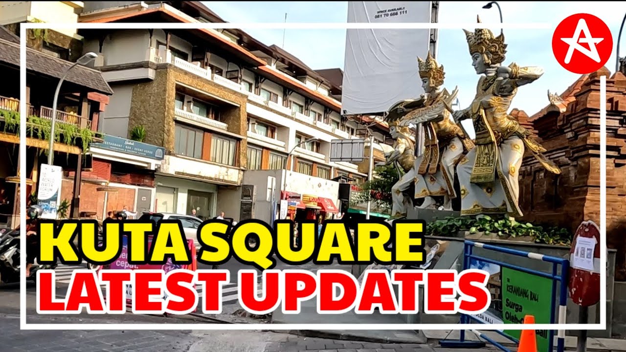 How KUTA SQUARE, the shopping center area in Kuta Bali today..!?