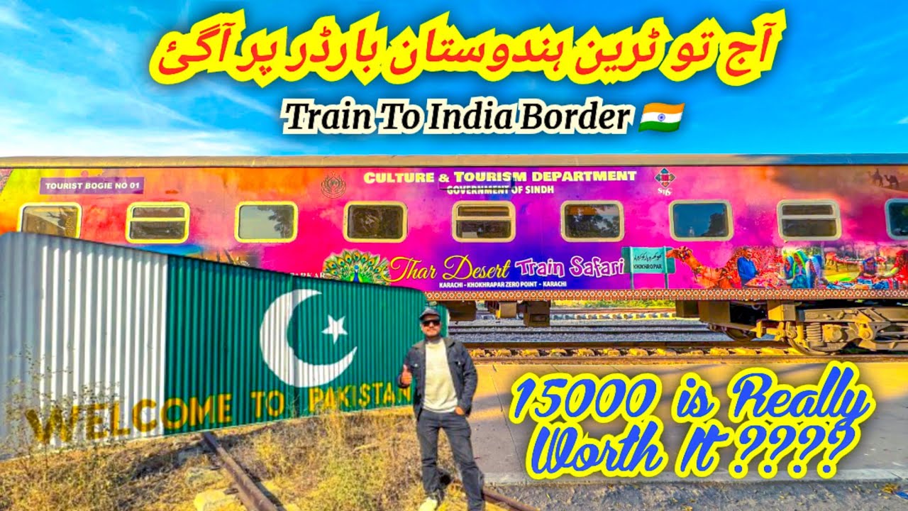 Memorable Journey to India Border via Thar Desert | Safari Train Travel *Amazing Trip* 😍