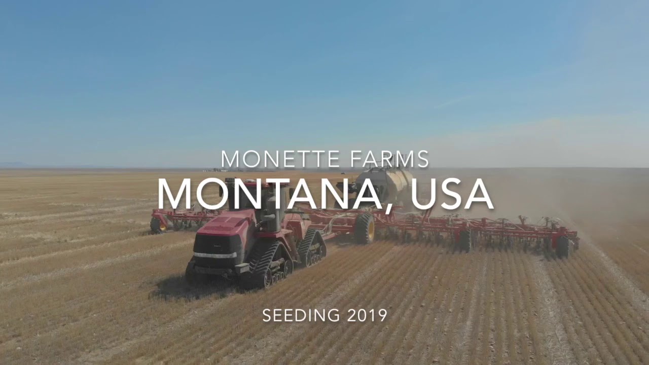 Monette Farms 2019 Spring Seeding - MT, USA.