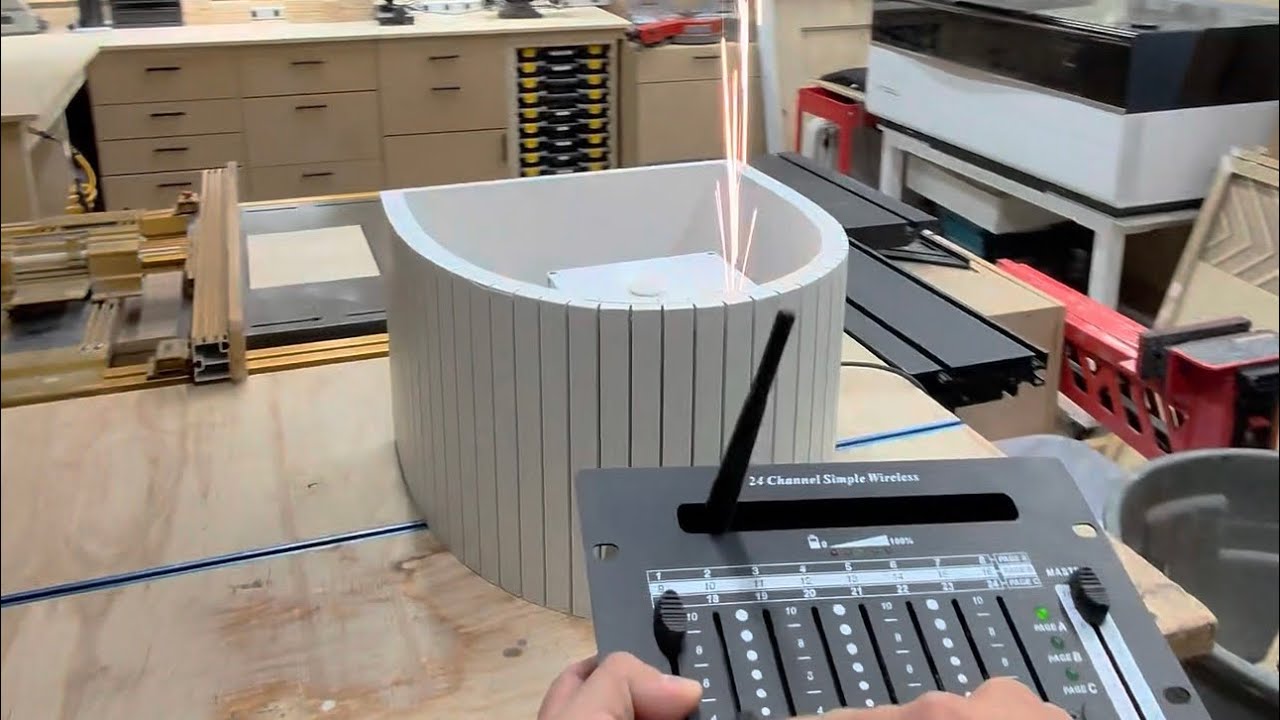 How I programmed this DMX controller to my cold sparks 