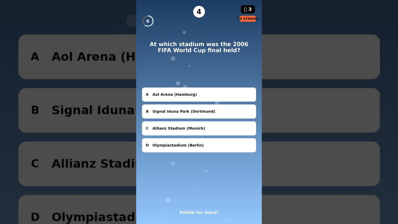 Sports Trivia Challenge! ⚽ 