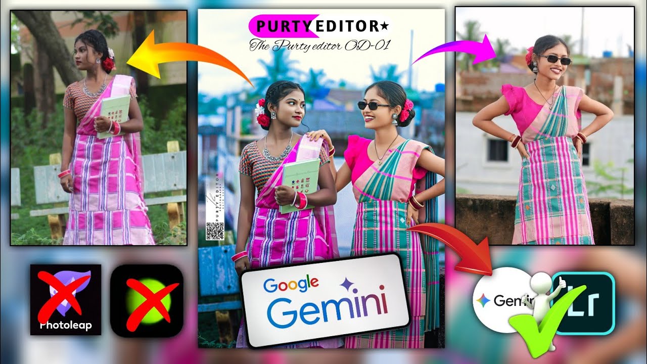 Google Gemini edit Santali viral photo edit Google studio AI Santali studio photo edit 