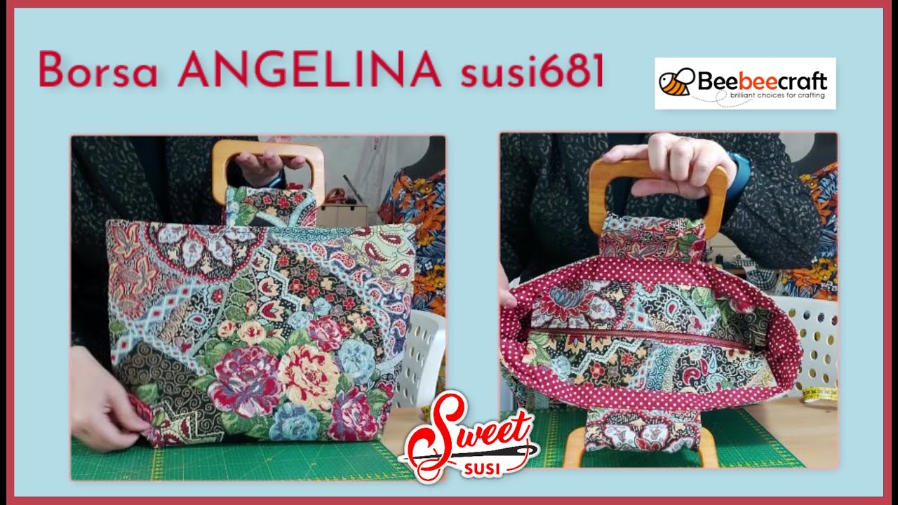 fantastica Borsa | nuova tecnica per cerniera | manici in legno BEEBEECRAFT /susi681