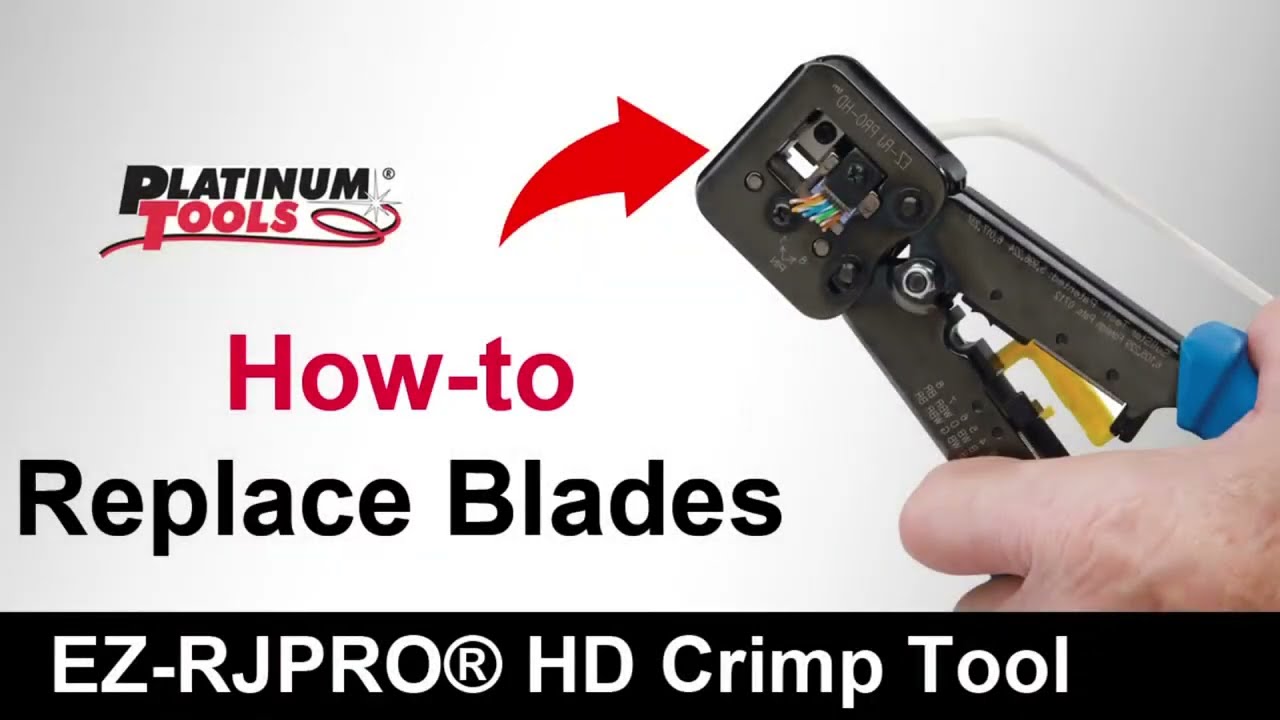 How To  Replace Blades for EZ RJPRO HD&trade; Crimp Tool