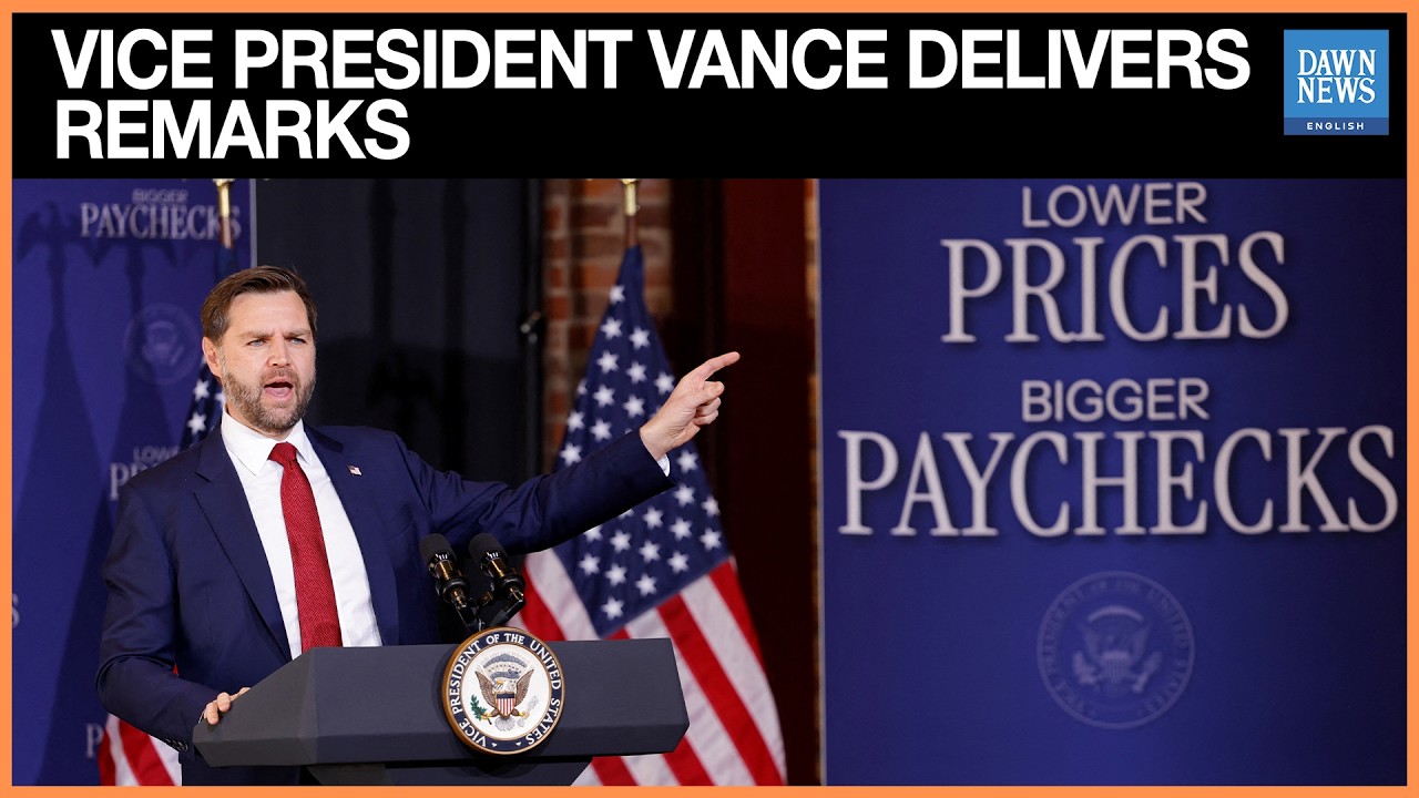 FULL: JD Vance Delivers Speech During Visit to Rocky Mount, North Carolina | Dawn News English