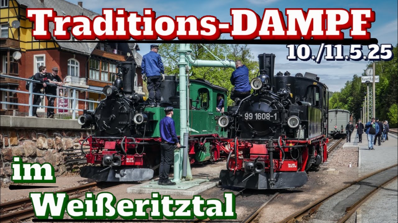 Schmalspurbahnfestival auf der Weißeritztalbahn | IV K - POWER | 10./11.5.2025