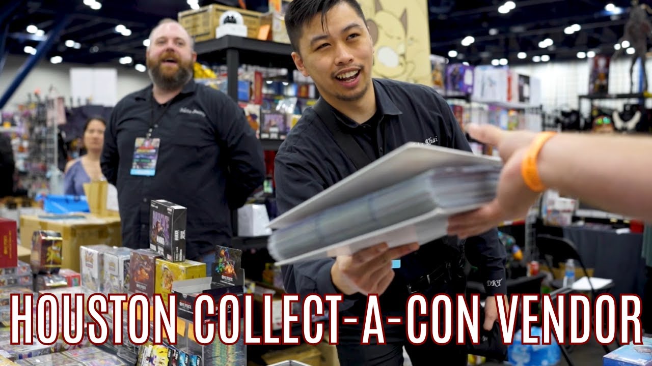 HOUSTON COLLECT-A-CON VENDOR POV POKEMON CARD SHOW DAY 1