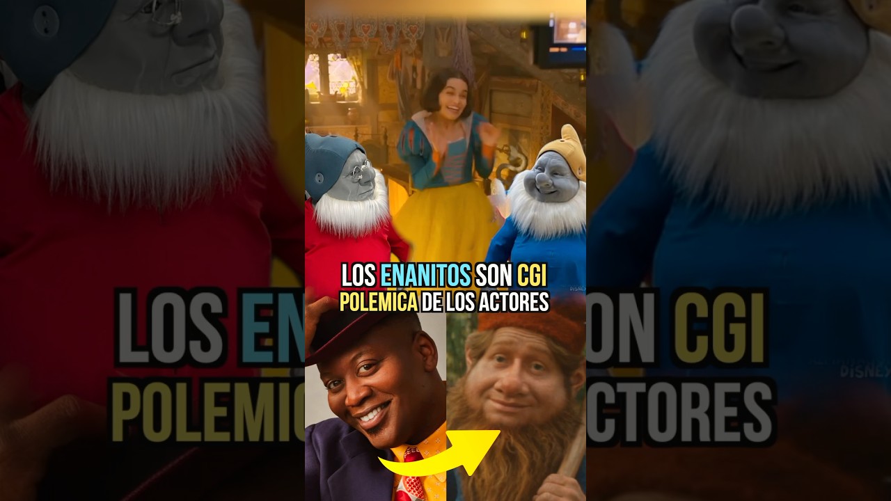 Por qu&eacute; Los enanitos de BLANCA NIEVES eran CGI ?  #blancanieves #snowwhite #cgi #disney