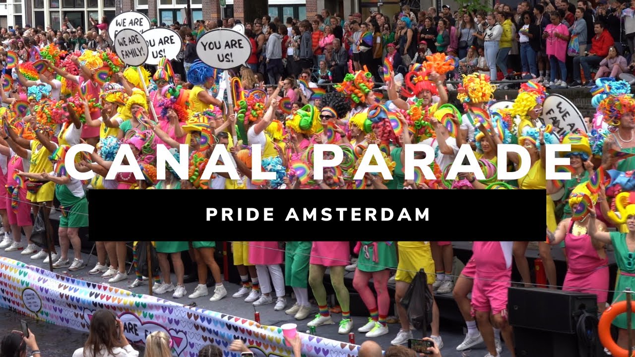 Amsterdam Pride Canal Parade 2023 🌈 | Walking Tour 4K