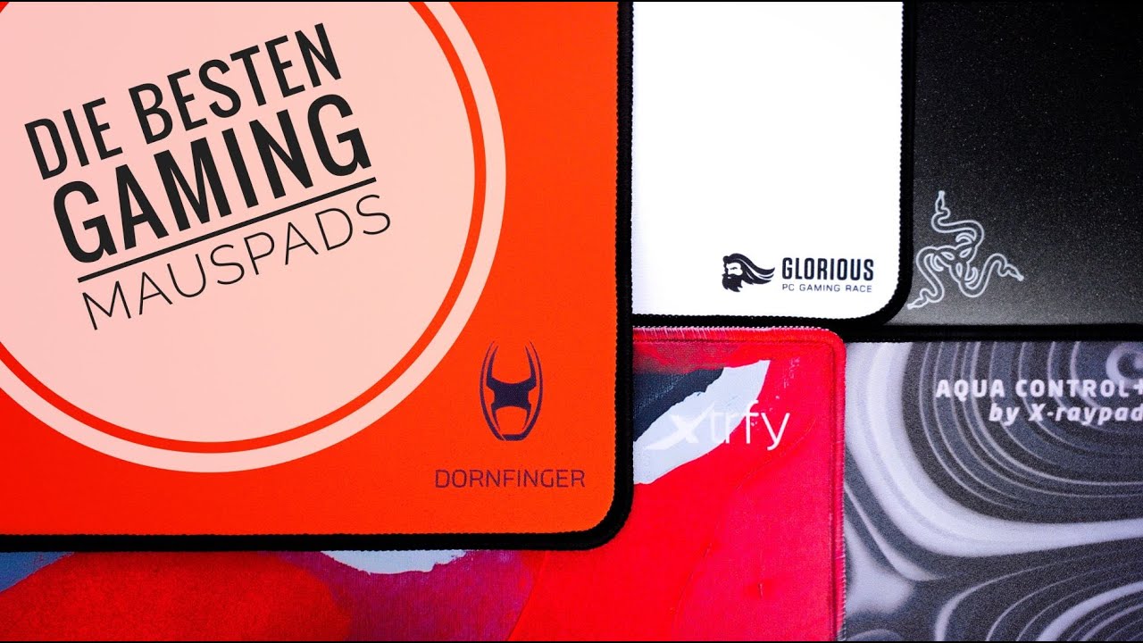TOP Gaming MAUSPADS: X-Raypad Aqua Control + , Dornfinger , Xtrfy , Razer Gigantus V2 & Acari