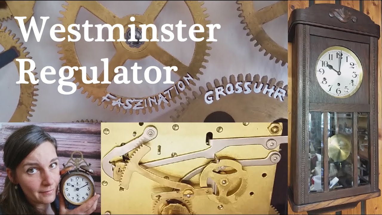 Blick ins Schlagwerk: Westminster Regulator! clock/chime/Funktionsweise/striking/Schlag/function