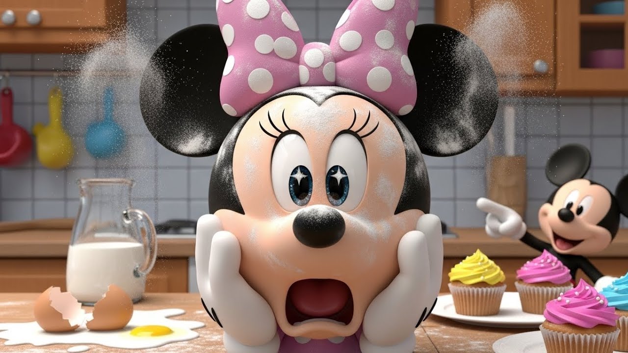Minnie Mouse Messy Kitchen Adventure | Fun Kids Cartoon Story in