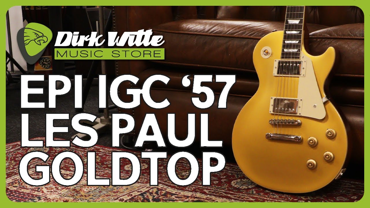 Dirk Witt | Epiphone Inspired By Gibson Custom 1957 Les Paul Standard Goldtop