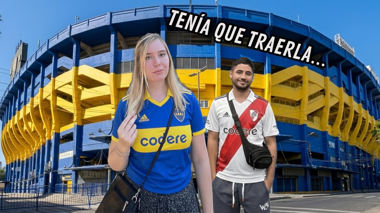 Así fue su primera vez en La Boca...