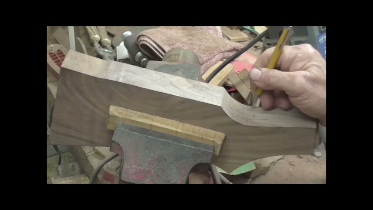 E 002 Making a high grade walnut stock for a 336 Marlin lever gun