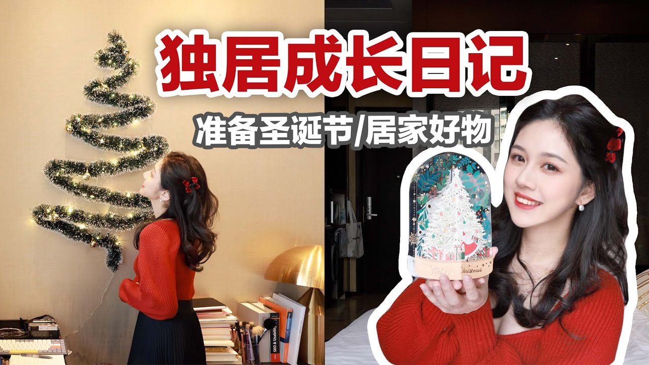 圣诞节快到了 | 回国两个月后的感受 | 居家好物 |  独居成长日记 | VLOG