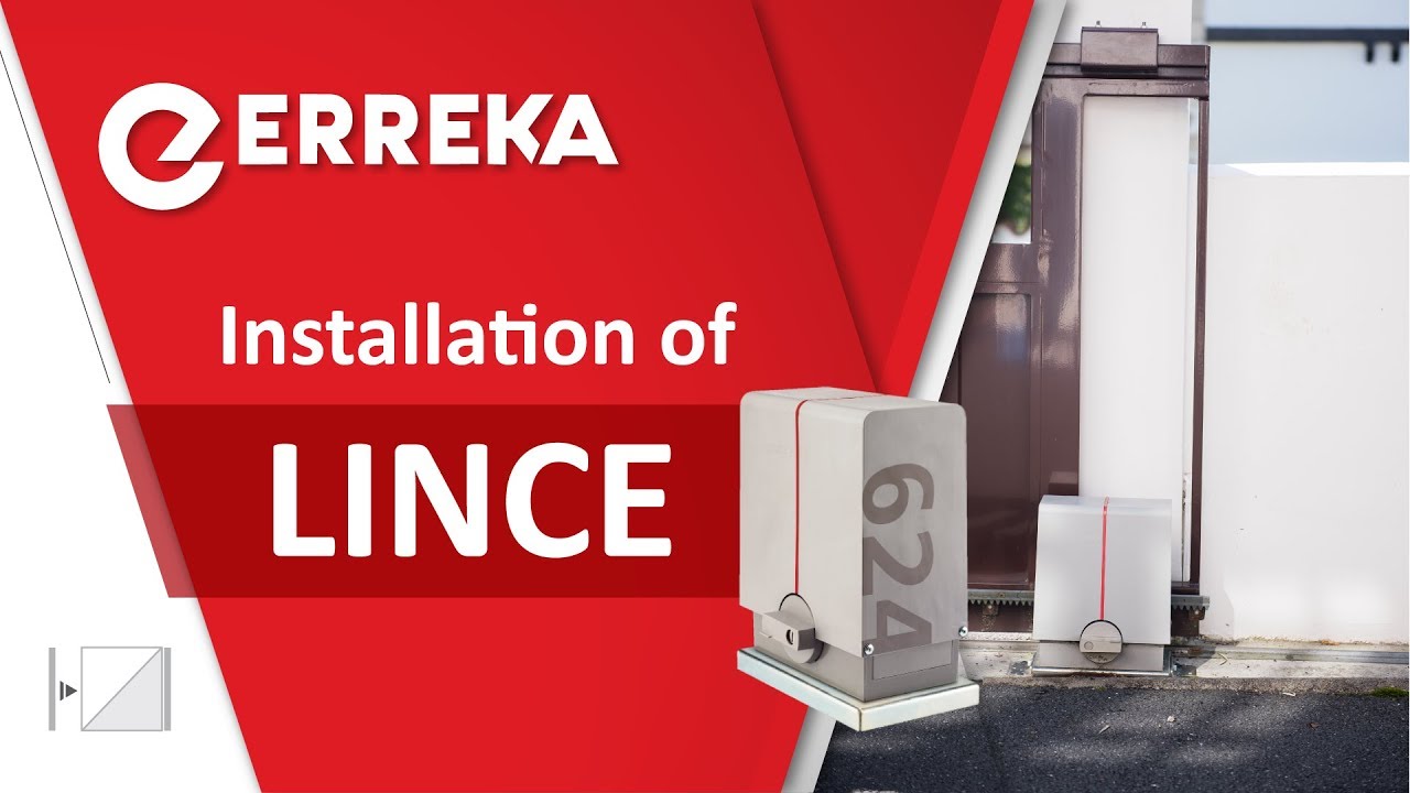 Electromechanical operator sliding door LINCE ERREKA