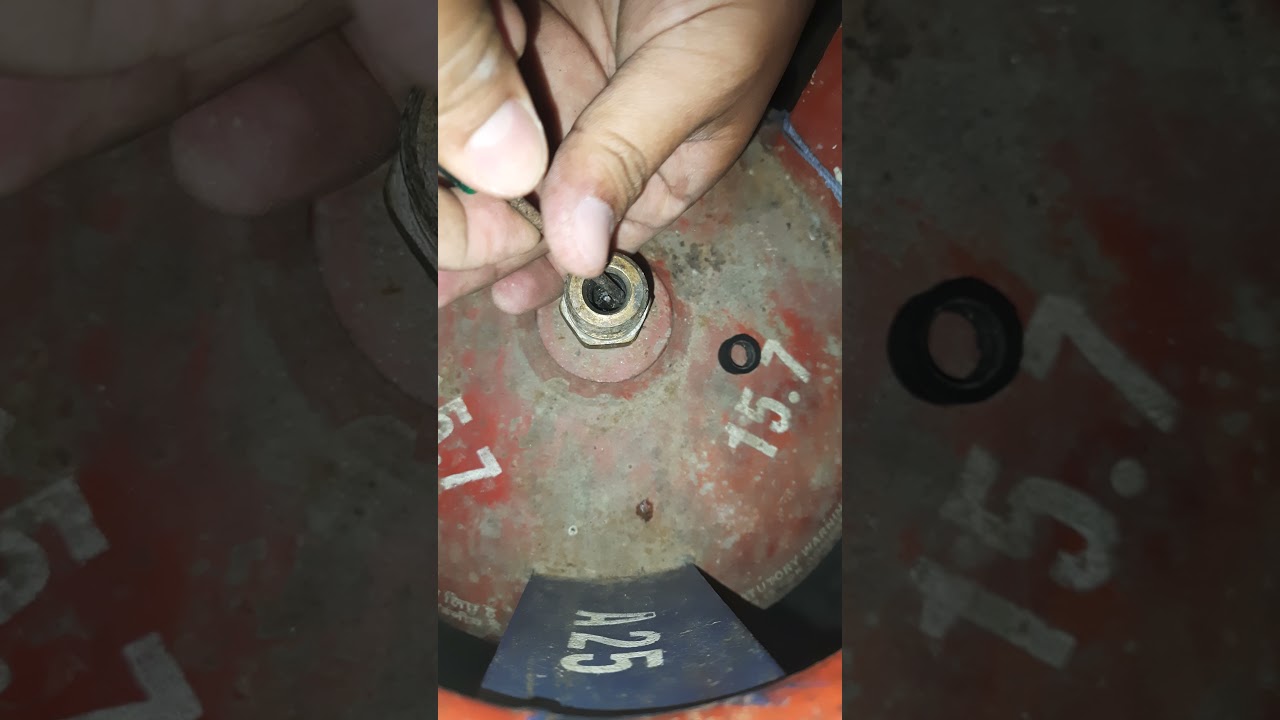 New refill gas cylinder not working? DIY at home.Simple