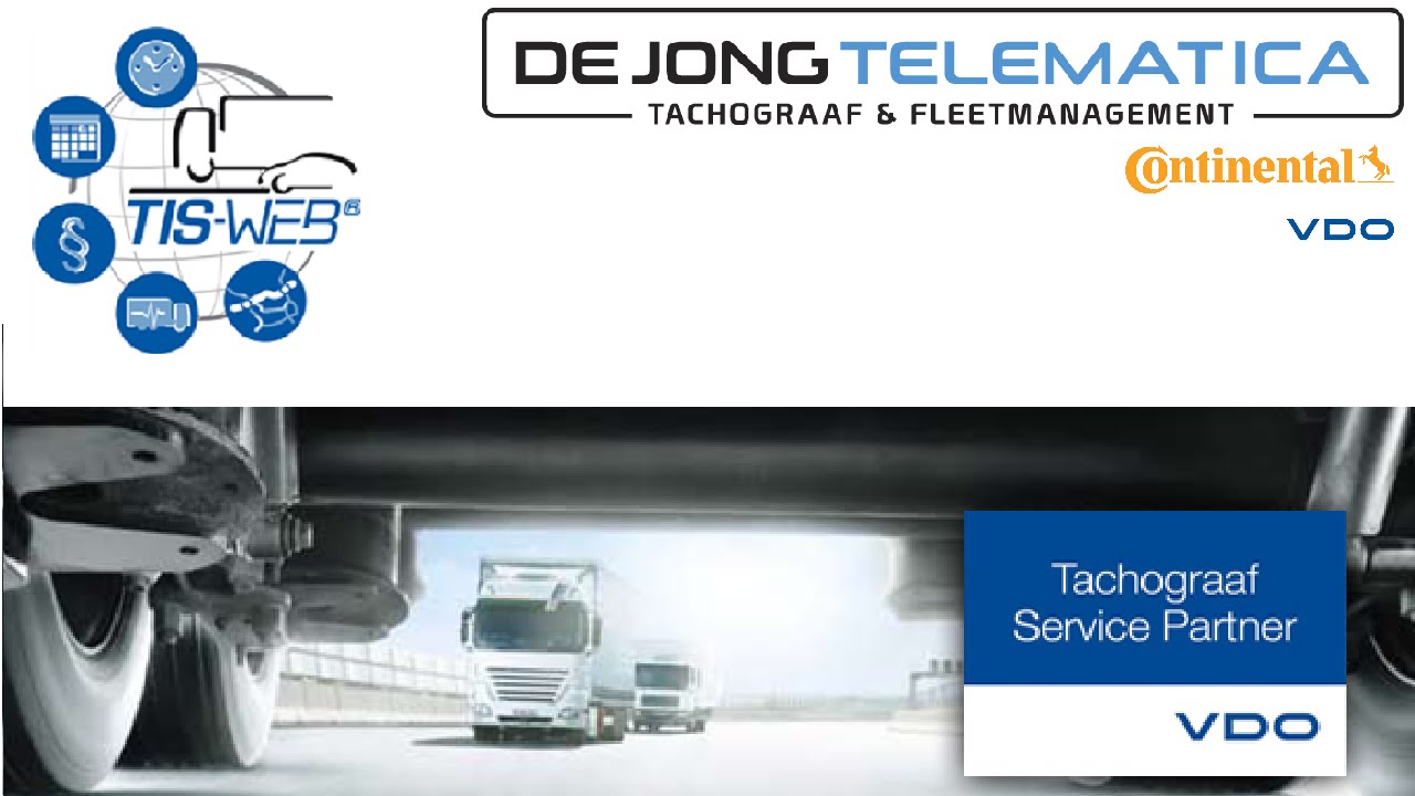 TIS-Web&reg; Bestuurders opschonen - De Jong Telematica VDO Continental Partner