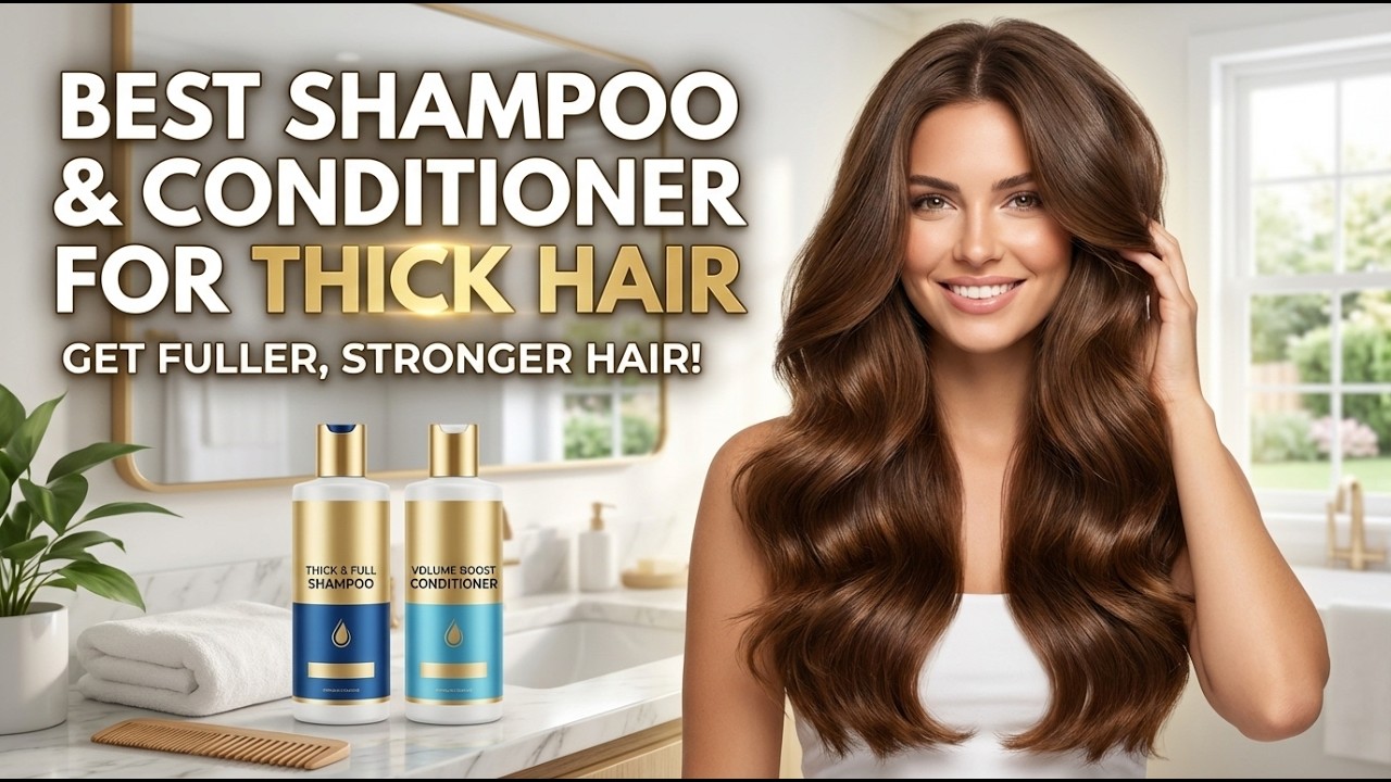 ✅ TOP 5 Best Shampoo And Conditioner To Get Thicker Hair