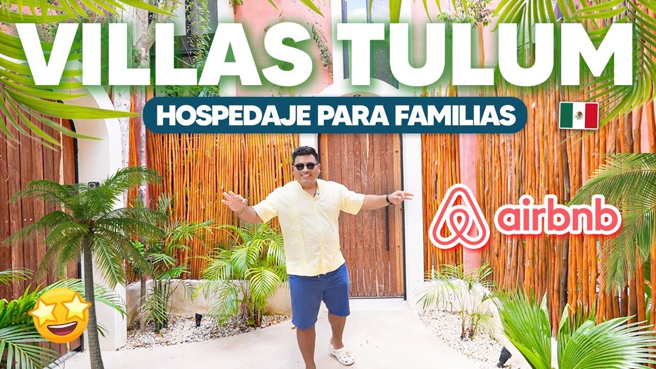 TULUM 🛖 Villas en medio de la SELVA MAYA 🇲🇽 HOSPEDAJE para FAMILIAS & GRUPOS ✅ AIRBNB BARATO